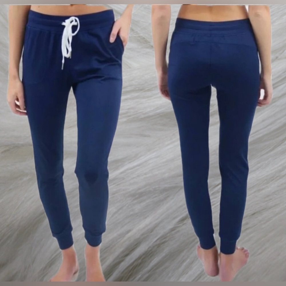 Zyia Navy Cozy Joggers - Picture 3 of 6